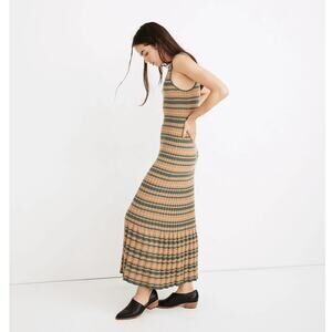 Madewell Striped Tank Sweater Dress